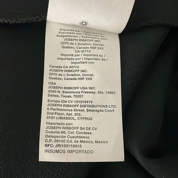 Joseph Ribkoff Dress Midi Floral Lace Overlay Black Size 4 Event Cocktail Sheer - Picture 11 of 14